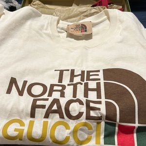 Gucci oversized North face Tshirt